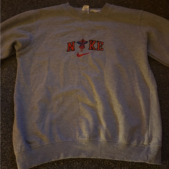 Sz L Gildan x Nike x Spider-Man Gray Men's/woman’s Sweatshirt - Picture 1 of 12
